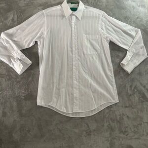 Carven EUC Paris Swiss cotton button down white shirt
